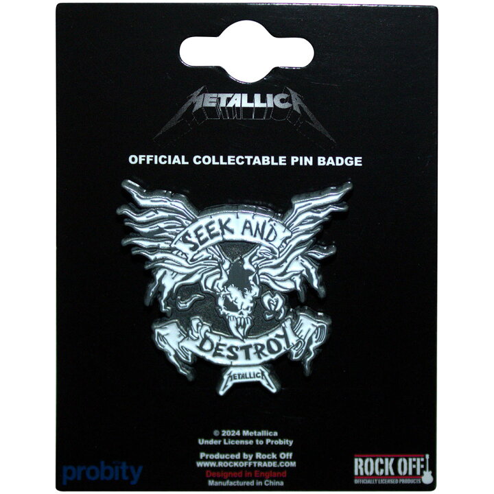 楽天市場】(メタリカ) Metallica オフィシャル商品 Seek & Destroy 