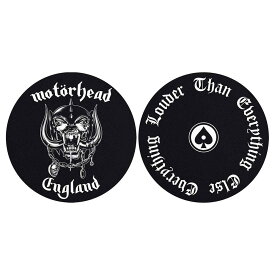 (モーターヘッド) Motorhead オフィシャル商品 England Louder スリップマット ターンテーブルマット 【海外通販】