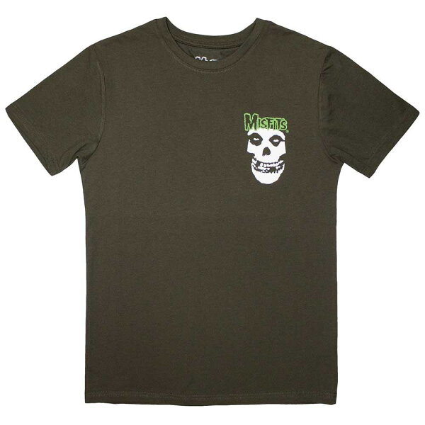 (ミスフィッツ) Misfits オフィシャル商品 ユニセックス Skull & Logo Tシャツ ミニ 半袖 トップス 【海外通販】