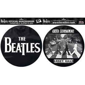 (ビートルズ) The Beatles オフィシャル商品 Abbey Road スリップマット ドロップTロゴ ターンテーブルマット (2枚組) 【海外通販】