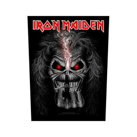 (アイアン・メイデン) Iron Maiden オフィシャル商品 Eddie キャンドル フィンガー 大型 ワッペン パッチ 【海外通販】