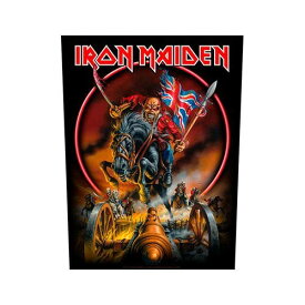 (アイアン・メイデン) Iron Maiden オフィシャル商品 Union Jack ワッペン パッチ 【海外通販】