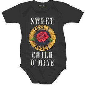 (ガンズ・アンド・ローゼズ) GuNs N Roses オフィシャル商品 ベビー・赤ちゃん Child O´ Mine ボディースーツ 半袖 ロンパース 【海外通販】