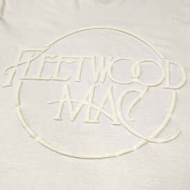 (フリートウッド・マック) Fleetwood Mac オフィシャル商品 ユニセックス Logo Cotton Hi-Build Tシャツ 半袖 トップス 【海外通販】