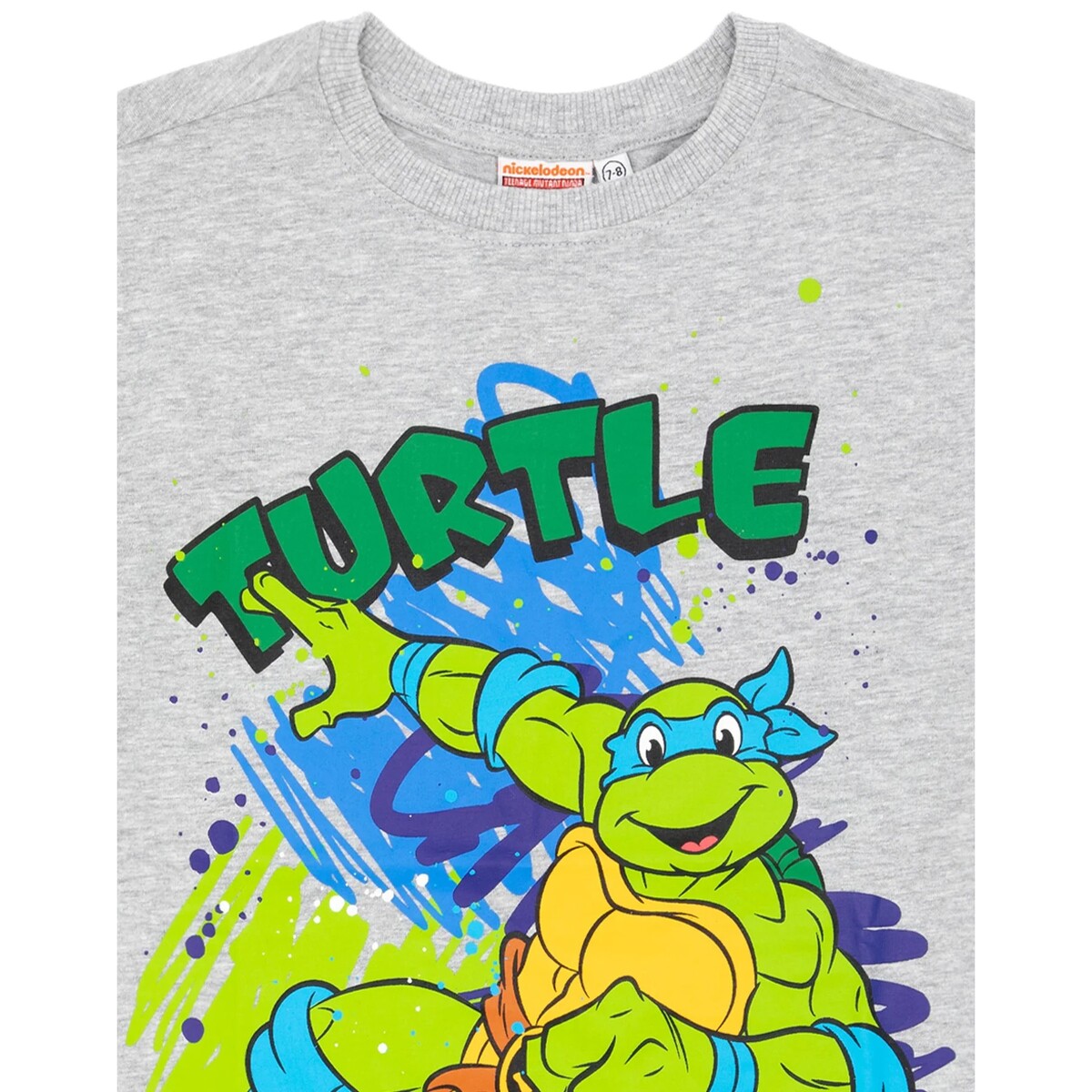 (ミュータント タートルズ) Teenage Mutant Ninja Turtles オフィシャル商品 キッズ・子供 Tシャツ 半袖 トップス カットソー (2枚組) 