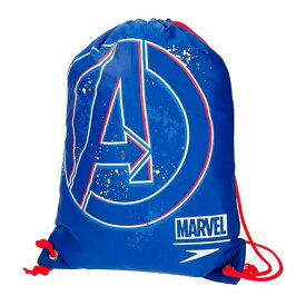 マーベルアベンジャーズ Marvel Avengers オフィシャル商品 Speedo ロゴ ドローストリング ウェットバッグ 巾着 ナップザック 【海外通販】