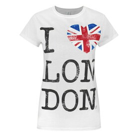 レディース I Love London Tシャツ 半袖 トップス カットソー 【海外通販】