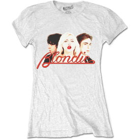 (ブロンディ) Blondie オフィシャル商品 レディース Parallel Lines ハーフトーン Tシャツ 半袖 トップス 【海外通販】