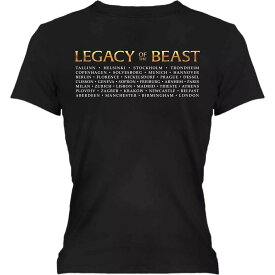 (アイアン・メイデン) Iron Maiden オフィシャル商品 レディース Legacy Of The Beast Tour Tシャツ 半袖 トップス 【海外通販】