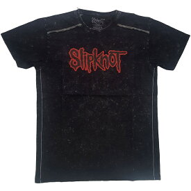 (スリップノット) Slipknot オフィシャル商品 ユニセックス バックプリント Tシャツ ウォッシュ加工 半袖 トップス 【海外通販】