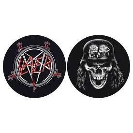 (スレイヤー) Slayer オフィシャル商品 Pentagram And Wehrmacht スリップマット ターンテーブルマット 【海外通販】