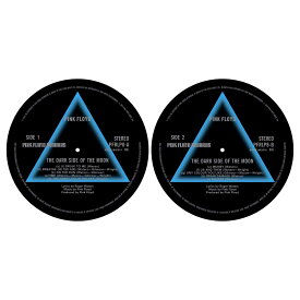 (ピンク・フロイド) Pink Floyd オフィシャル商品 Dark Side Of The Moon スリップマット ターンテーブルマット セット (2枚) 【海外通販】