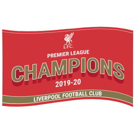 リバプール・フットボールクラブ Liverpool FC オフィシャル商品 プレミアリーグチャンピオンズ フラッグ 旗 【海外通販】
