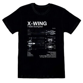 (スター・ウォーズ) Star Wars オフィシャル商品 ユニセックス Xウイング Tシャツ 半袖 トップス 【海外通販】