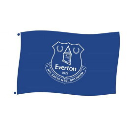 エバートン フットボールクラブ Everton FC オフィシャル商品 コア クレスト フラッグ 旗 【海外通販】