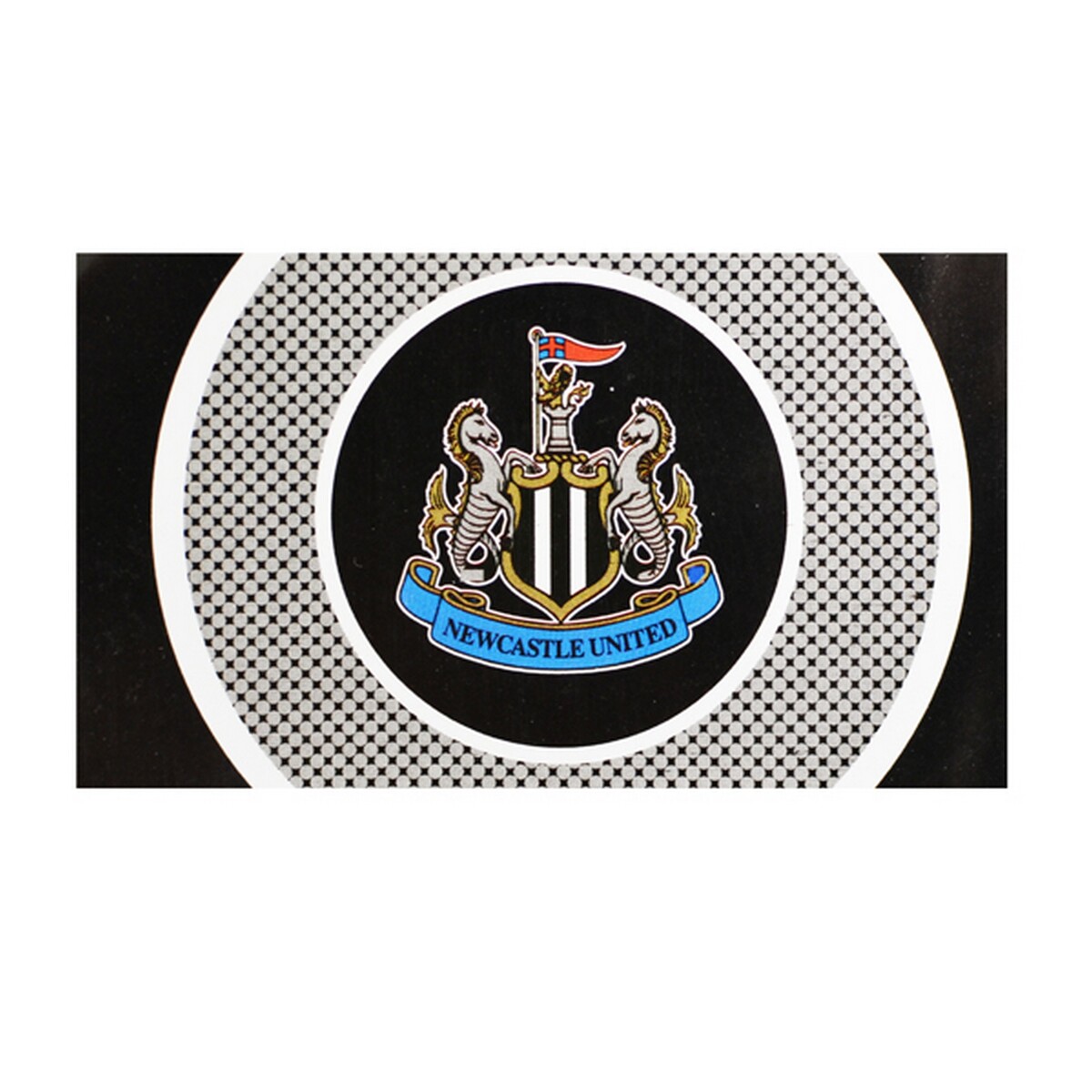 プレミアリーグ リバプール サポーター サッカー 応援旗 ニューカッスル ユナイテッド フットボールクラブ Newcastle United Fc オフィシャル商品 ブルズアイ クレスト フラッグ 旗 海外直送