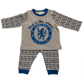 チェルシー フットボールクラブ Chelsea FC オフィシャル商品 ベビー・赤ちゃん用 パジャマ 長袖 上下セット 【海外通販】
