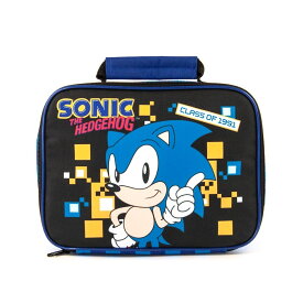 (ソニック・ザ・ヘッジホッグ) Sonic The Hedgehog オフィシャル商品 キッズ・子供 レトロスタイル ゲーム ランチバッグ お弁当入れ かばん 【海外通販】