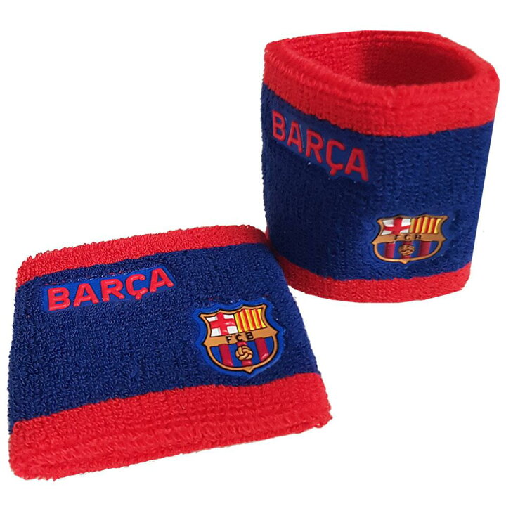 楽天市場 Fcバルセロナ フットボールクラブ Fc Barcelona オフィシャル商品 Barca リストバンド サッカー スポーツ 2個組 海外通販 Pertemba Japan