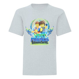 (レゴ・ムービー2) The Lego Movie2 オフィシャル商品 キッズ・子供 ボーイズ Emmet And Rex Vest Friends Tシャツ 半袖 トップス 【海外通販】