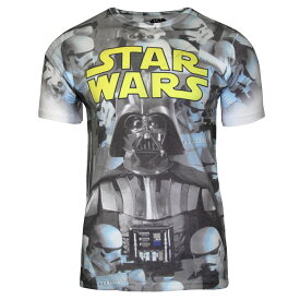 (スター・ウォーズ) Star Wars オフィシャル商品 メンズ Imperial Photo モンタージュ Tシャツ 半袖 カットソー トップス 【海外通販】