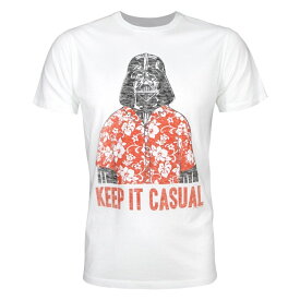 (スター・ウォーズ) Star Wars オフィシャル商品 メンズ ダース・ベイダー Casual Tシャツ 半袖 カットソー トップス 【海外通販】