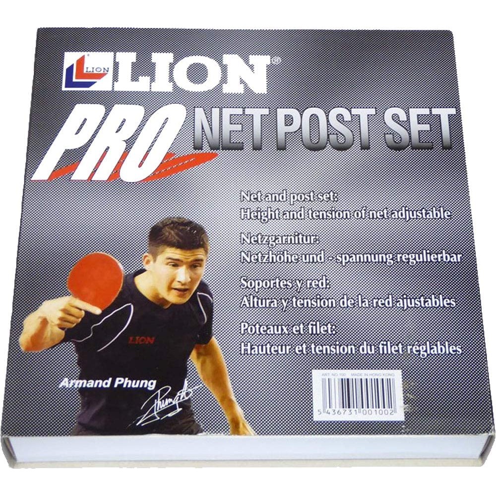 海外並行輸入正規品(ライオン) Lion プロ オートマティック 卓球用ネット ネットポスト セット 