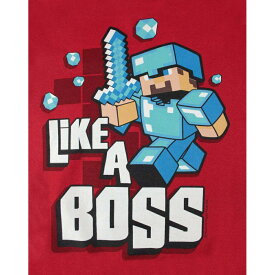 (マインクラフト) Minecraft オフィシャル商品 キッズ・子供 ボーイズ Like A Boss パーカー 長袖 トレーナー 【海外通販】