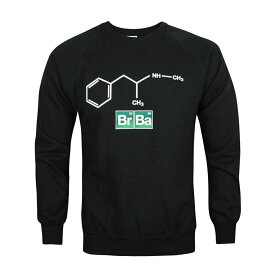 (ブレイキング・バッド) Breaking Bad オフィシャル商品 メンズ シンボル スケッチ トレーナー 長袖 スエットシャツ 【海外通販】