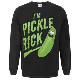(リック・アンド・モーティ) Rick And Morty オフィシャル商品 メンズ Pickle Rick トレーナー 長袖 スエットシャツ 【海外通販】