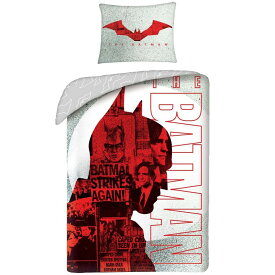 (バットマン) Batman オフィシャル商品 キッズ・子供 Strikes Again コットン 掛け布団カバー・枕カバー セット 【海外通販】