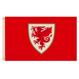 サッカー ウェールズ代表 Wales オフィシャル商品 Core クレスト フラッグ 旗 【海外通販】