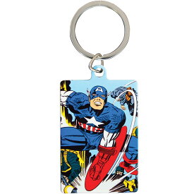 (マーベル) Marvel オフィシャル商品 キャプテン・アメリカ キャラクター メタル キーホルダー 【海外通販】