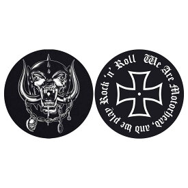 (モーターヘッド) Motorhead オフィシャル商品 We Are Motorhead スリップマット ロゴ ターンテーブルマット (2枚組) 【海外通販】
