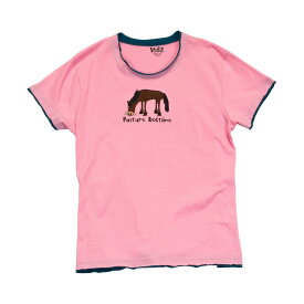 (レイジーワン) LazyOne レディース Pasture Bedtime Tシャツ パジャマトップ 部屋着 乗馬 ホースライディング 【海外通販】