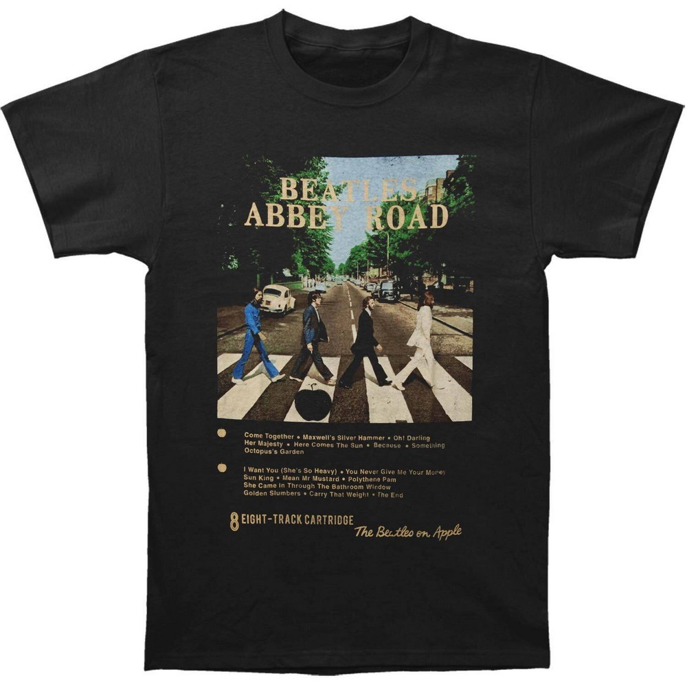 (ザ・ビートルズ) The beatles オフィシャル商品 ユニセックス 8トラック Abbey Road Tシャツ 半袖 トップス 