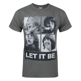 (ザ・ビートルズ) The Beatles オフィシャル商品 Let It Be プリント 半袖 バンドTシャツ ロックTシャツ 【海外通販】