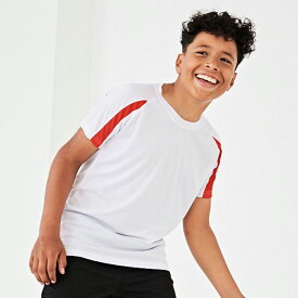 (アウディス) Awdis ジャストクール キッズ・子供・ジュニア コントラスト 半袖Tシャツ トップス 半袖カットソー 【海外通販】