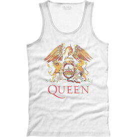 (クイーン) Queen オフィシャル商品 ユニセックス クラシック クレスト タンクトップ 袖なし トップス 【海外通販】