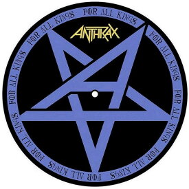 (アンスラックス) Anthrax オフィシャル商品 For All Kings スリップマット ターンテーブルマット (2枚組) 【海外通販】
