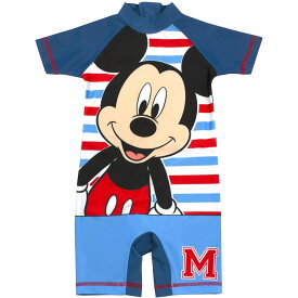 (ディズニー) Disney キッズ・子供 ボーイズ サンセーフ ミッキーマウス 水着 スイムスーツ 半袖 つなぎ 【海外通販】