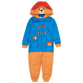 (くまのパディントン) Paddington Bear オフィシャル商品 キッズ・子供 フード付き スリープスーツ 長袖 つなぎ パジャマ 【海外通販】