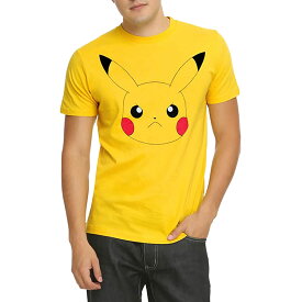(ポケモン) Pokemon オフィシャル商品 ユニセックス ピカチュウ 半袖 Tシャツ 【海外通販】