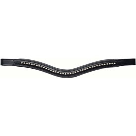 (キンケード) Kincade 馬用 カーブ ジュエル付き レザー ブローバンド 額革 馬具 乗馬 ホースライディング 【海外通販】