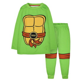 (ティーンエイジ・ミュータント・ニンジャ・タートルズ) Teenage Mutant Ninja Turtles オフィシャル商品 キッズ・子供 ボーイズ パジャマ 長袖 上下セット 【海外通販】