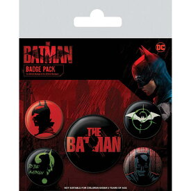(バットマン) Batman オフィシャル商品 缶バッジ (5個セット) 【海外通販】