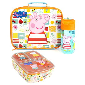 (ペッパピッグ) Peppa Pig オフィシャル商品 キッズ・子供 ランチバッグ セット 【海外通販】