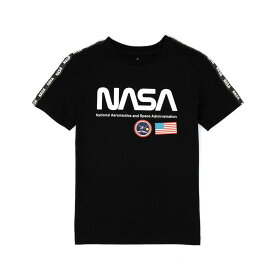 (ナサ) NASA オフィシャル商品 キッズ・子供 ロゴ Tシャツ 半袖 トップス カットソー 【海外通販】