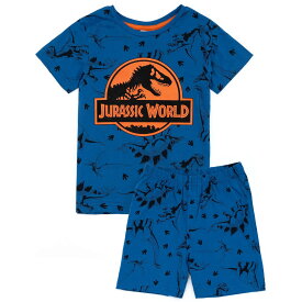 (ジュラシック・ワールド) Jurassic World オフィシャル商品 キッズ・子供 ボーイズ パジャマ 全面柄 半袖 上下セット 【海外通販】
