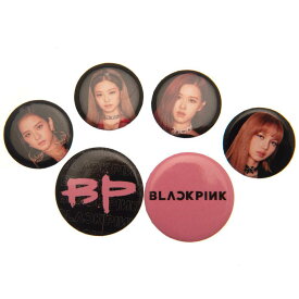 (ブラックピンク) BlackPink オフィシャル商品 バッジセット ピンバッジ セット (6個組) 【海外通販】